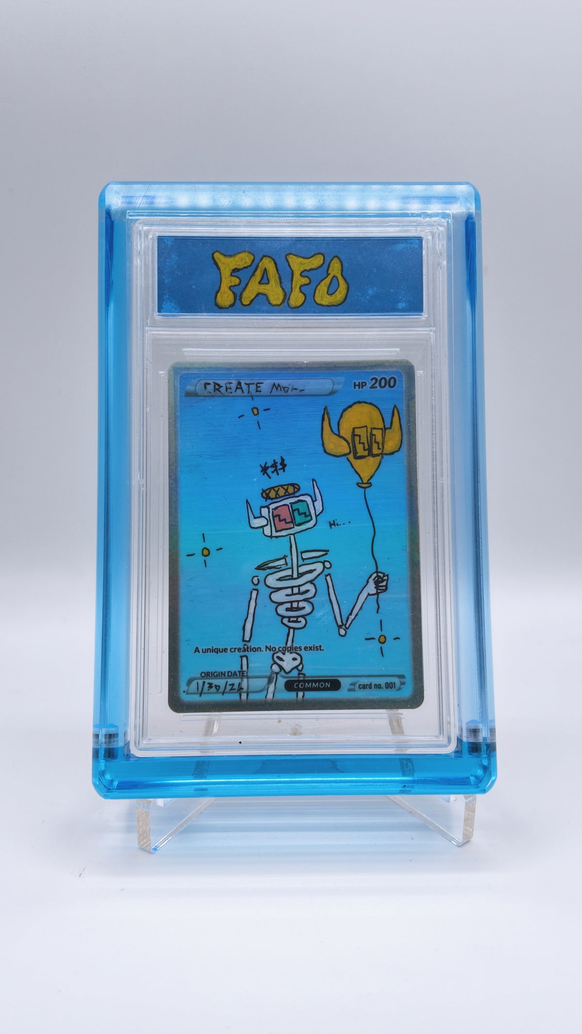 FAFO Artifact Card No. 001 — Create